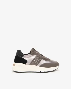 Sneakers Donna Zeppa Multicolor Cemento
