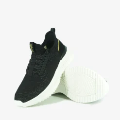Sneakers Nera Slip On Uomo
