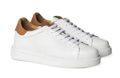 Sneakers Oversize Uomo Pelle Bianca