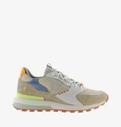 Sneakers Running Donna Multicolor Beige