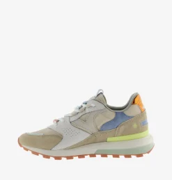 Sneakers Running Donna Multicolor Beige