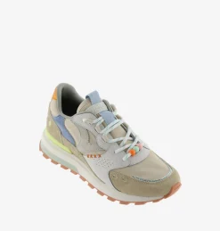 Sneakers Running Donna Multicolor Beige
