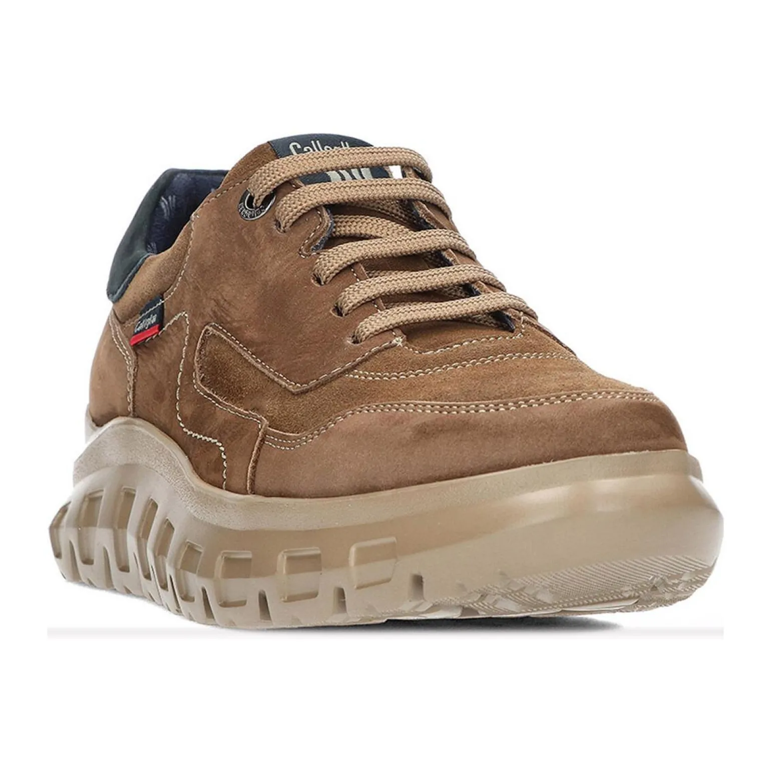 Sneakers Squalo Uomo in Nabuk Tartufo