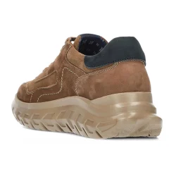 Sneakers Squalo Uomo in Nabuk Tartufo