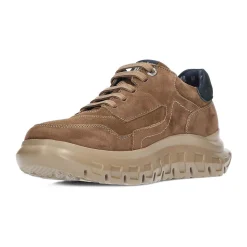 Sneakers Squalo Uomo in Nabuk Tartufo