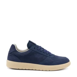 Sneakers Uomo Bassa in Camoscio Blu
