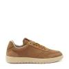 Sneakers Uomo Bassa in Camoscio Sabbia