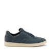 Sneakers Uomo Bassa in Camoscio Blu