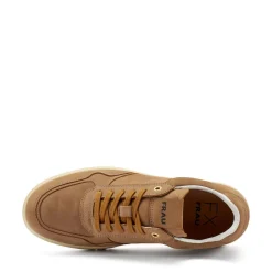 Sneakers Uomo Bassa in Camoscio Sabbia