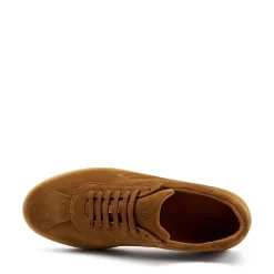 Sneakers Uomo Bassa in Camoscio Cuoio