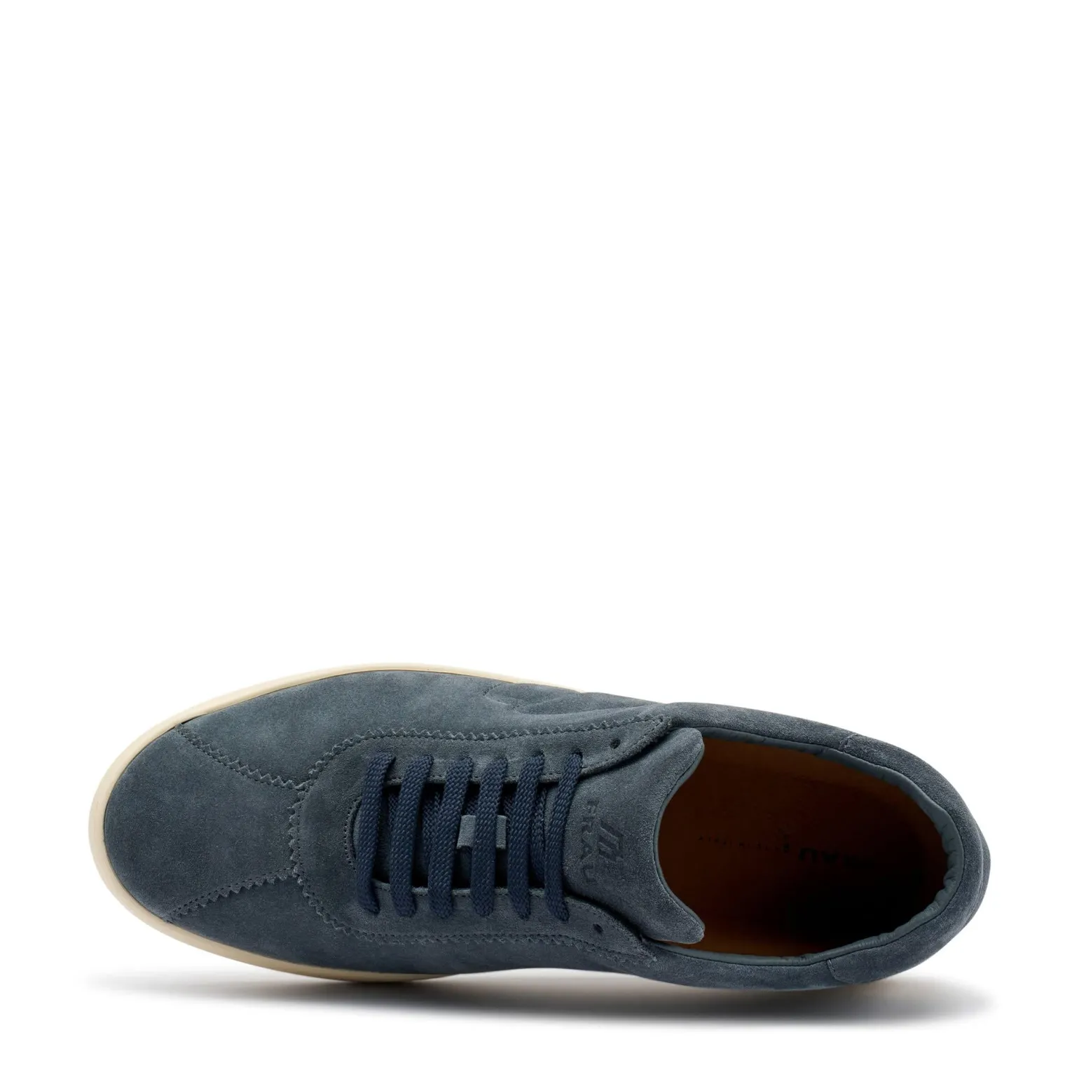 Sneakers Uomo Bassa in Camoscio Blu