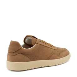 Sneakers Uomo Bassa in Camoscio Sabbia