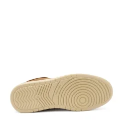 Sneakers Uomo Bassa in Camoscio Sabbia