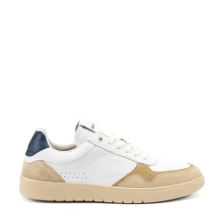 Sneakers Uomo Bassa in Pelle Bianca Avena