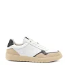Sneakers Uomo Bassa in Pelle Bianca Siberia