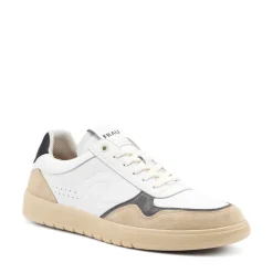 Sneakers Uomo Bassa in Pelle Bianca Siberia