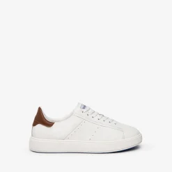 Sneakers Uomo Bassa in Pelle Bianca