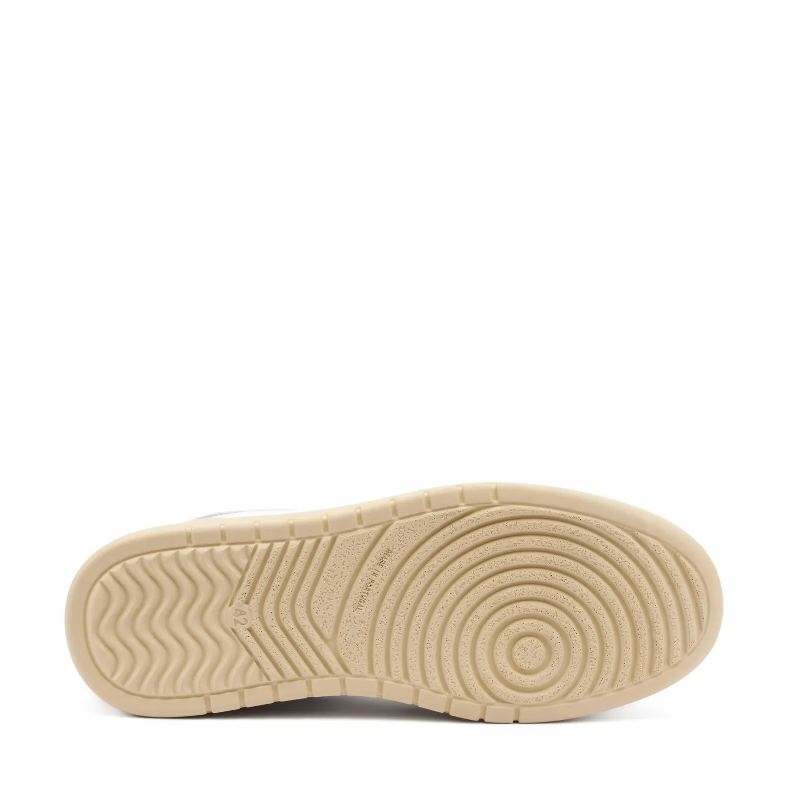 Sneakers Uomo Bassa in Pelle Bianca Avena