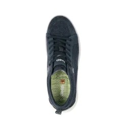 Sneakers Uomo Bassa in Tessuto Blu