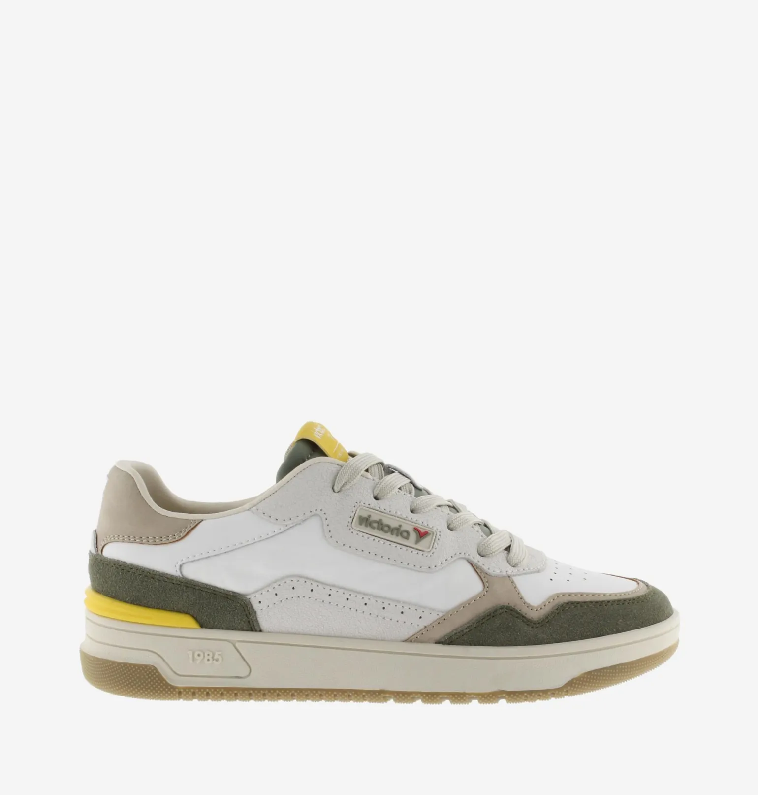 Sneakers Uomo Bianco Kaki Victoria 1985
