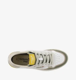 Sneakers Uomo Bianco Kaki Victoria 1985