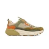 Sneakers Uomo Camoscio Multicolor Salvia