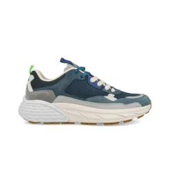 Sneakers Uomo Camoscio Multicolor Blu