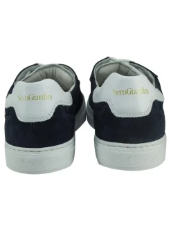 Sneakers Uomo in Camoscio Nero Giardini