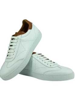 Sneakers Uomo in Pelle Bianca