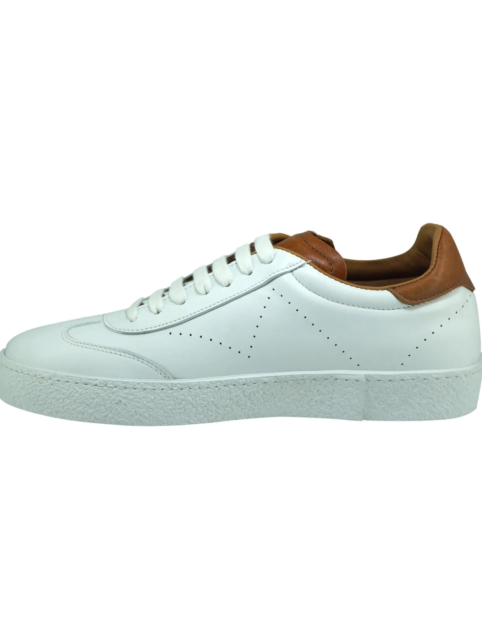 Sneakers Uomo in Pelle Bianca