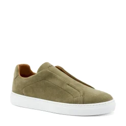 Sneakers Uomo Slipon in Camoscio Prato