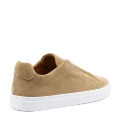 Sneakers Uomo Slipon in Camoscio Avena