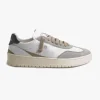 Sneakers Vintage Uomo in Pelle Bianca