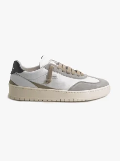 Sneakers Vintage Uomo in Pelle Bianca