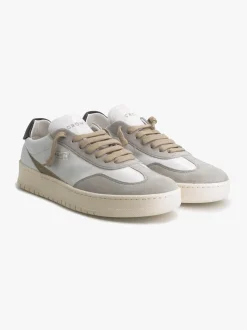 Sneakers Vintage Uomo in Pelle Bianca
