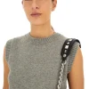 Spallaccio Borsa Donna Borchie Rock