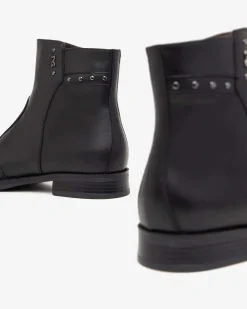 Stivaletti Bassi Donna Pelle Nero