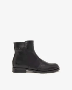 Stivaletti Bassi Donna Pelle Nero