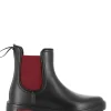 Stivaletti Beatles Pioggia Galosce Donna Gomma Nero