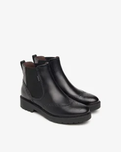 Stivaletti Chelsea Donna Pelle Nero