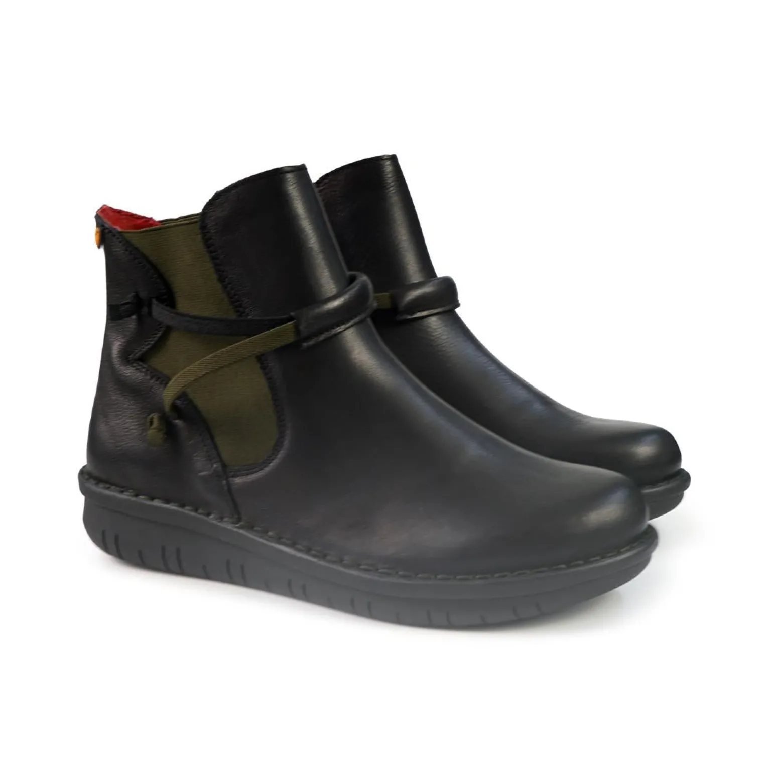 Stivaletti Chelsea Donna Pelle Nero