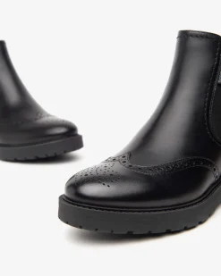 Stivaletti Chelsea Donna Pelle Nero
