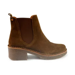 Stivaletti Chelsea Donna Camoscio Cuoio