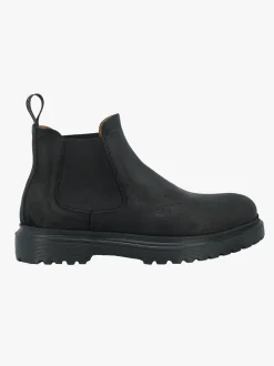 Stivaletti Chelsea Uomo in Pelle Nero