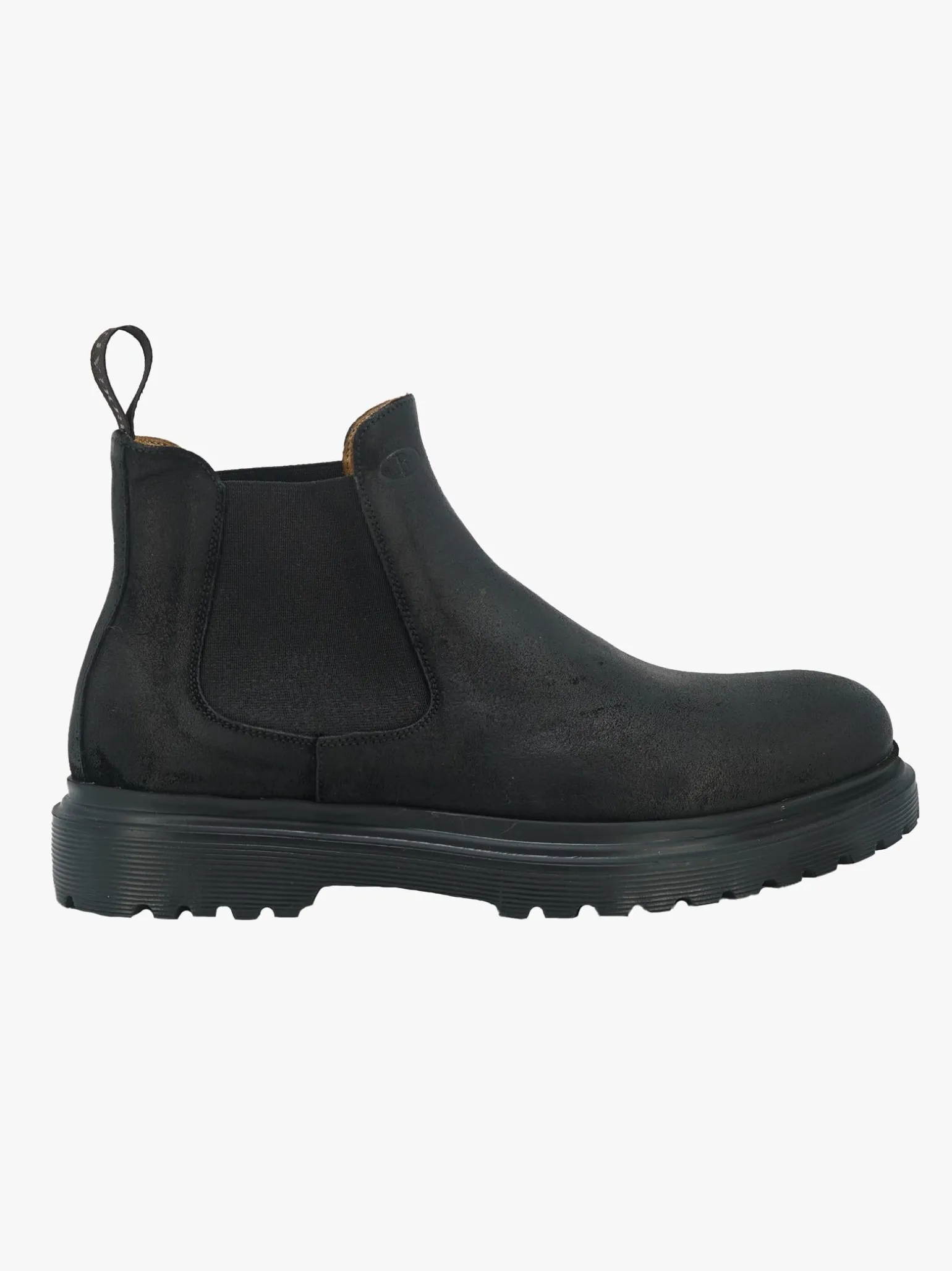 Stivaletti Chelsea Uomo in Pelle Nero