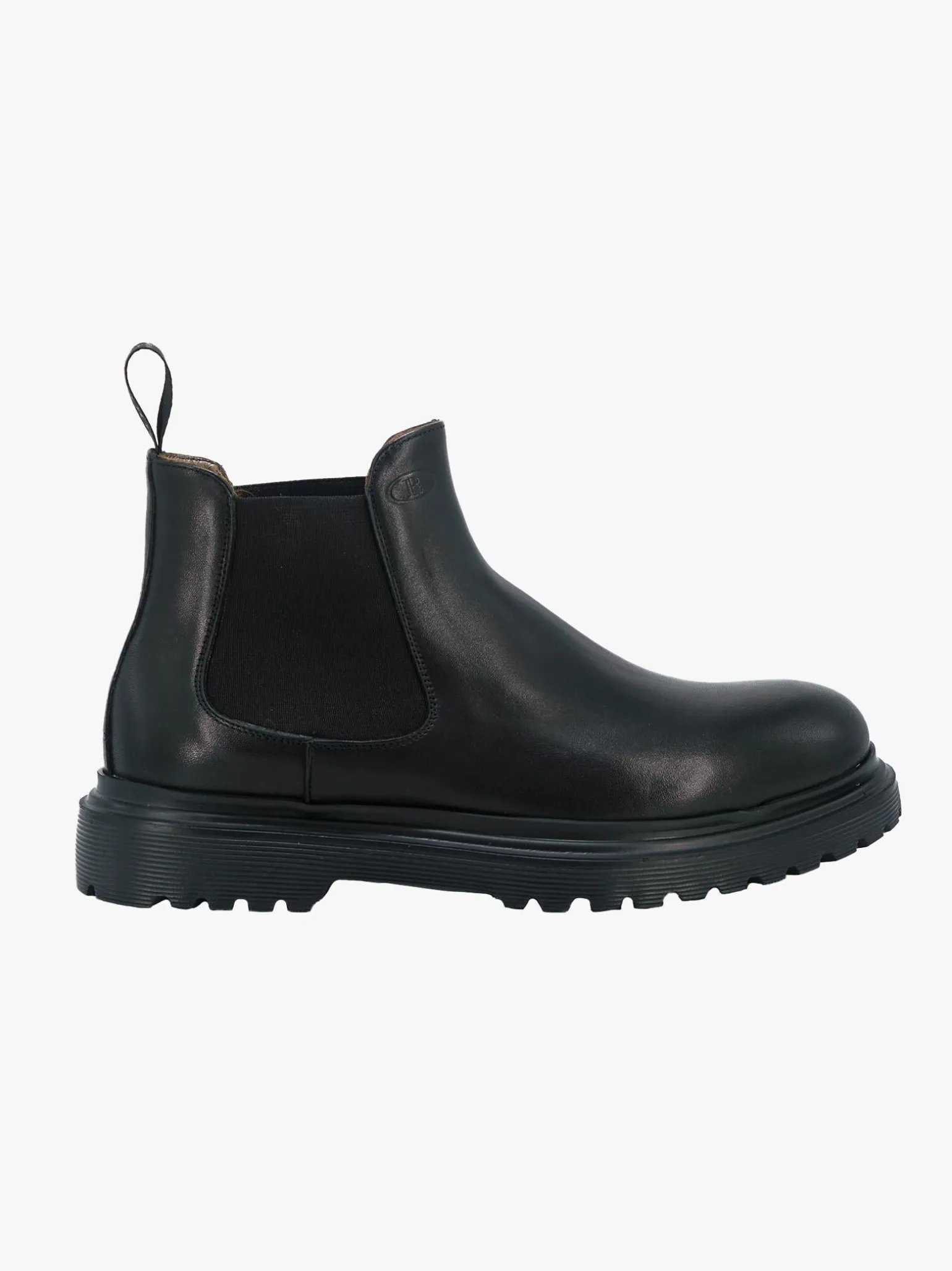 Stivaletti Chelsea Uomo in Pelle Nero