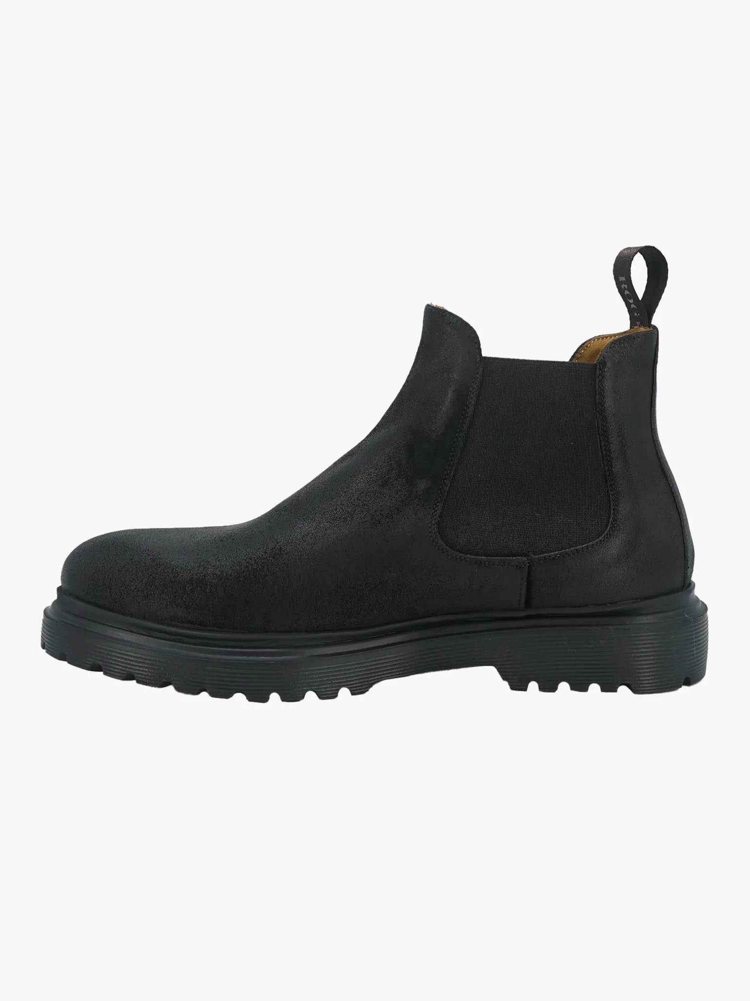 Stivaletti Chelsea Uomo in Pelle Nero