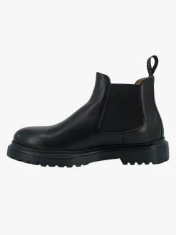 Stivaletti Chelsea Uomo in Pelle Nero