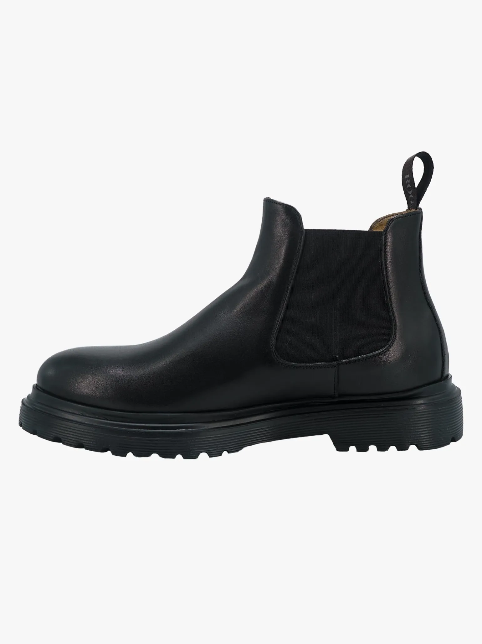 Stivaletti Chelsea Uomo in Pelle Nero