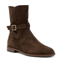 Stivaletti Donna Camoscio Marrone